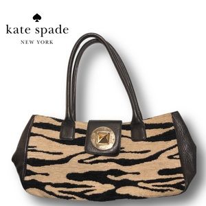 Kate Spade Maddox Kabria Handbag - Zebra print. Great condition! Clean. Rare